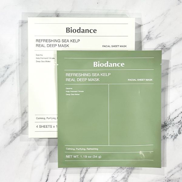 Biodance Refreshing Sea Kelp Real Deep Mask 4 each